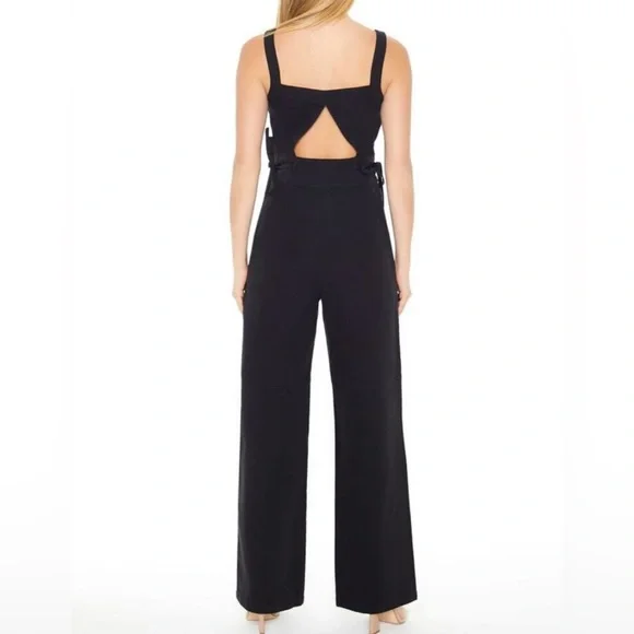 Forever 21 Black denim Jumpsuit - Picture 5 of 6